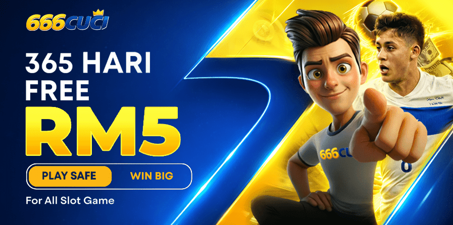 365Hari Free Credit RM5 at 666CUCI