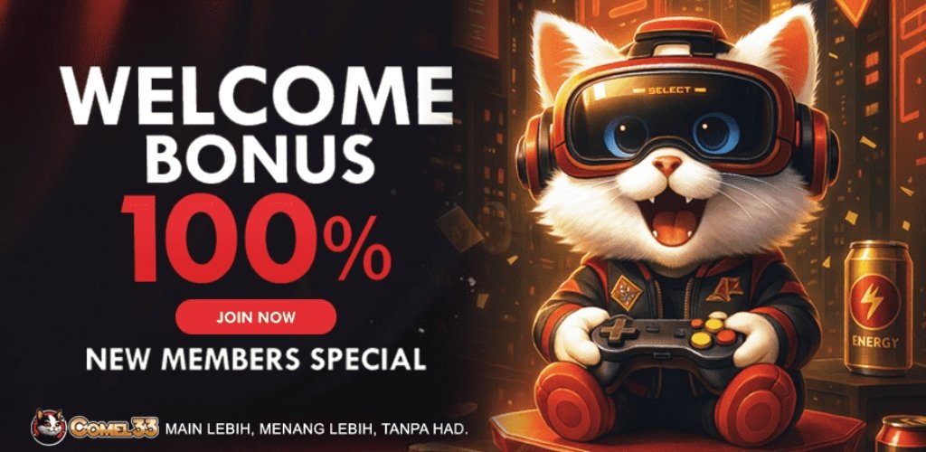Comel33 Welcome Bonus for New Members