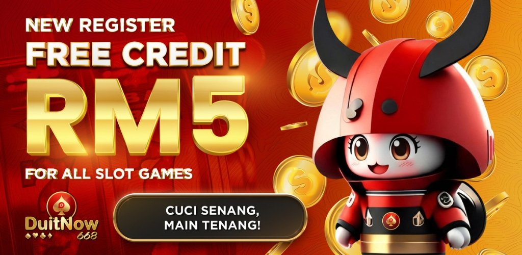 Duitnow668 Free Credit No Deposit RM5